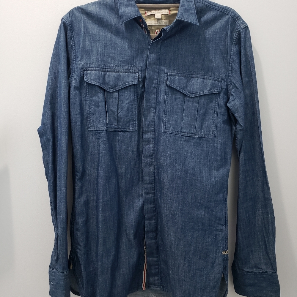 Banana republic denim button down